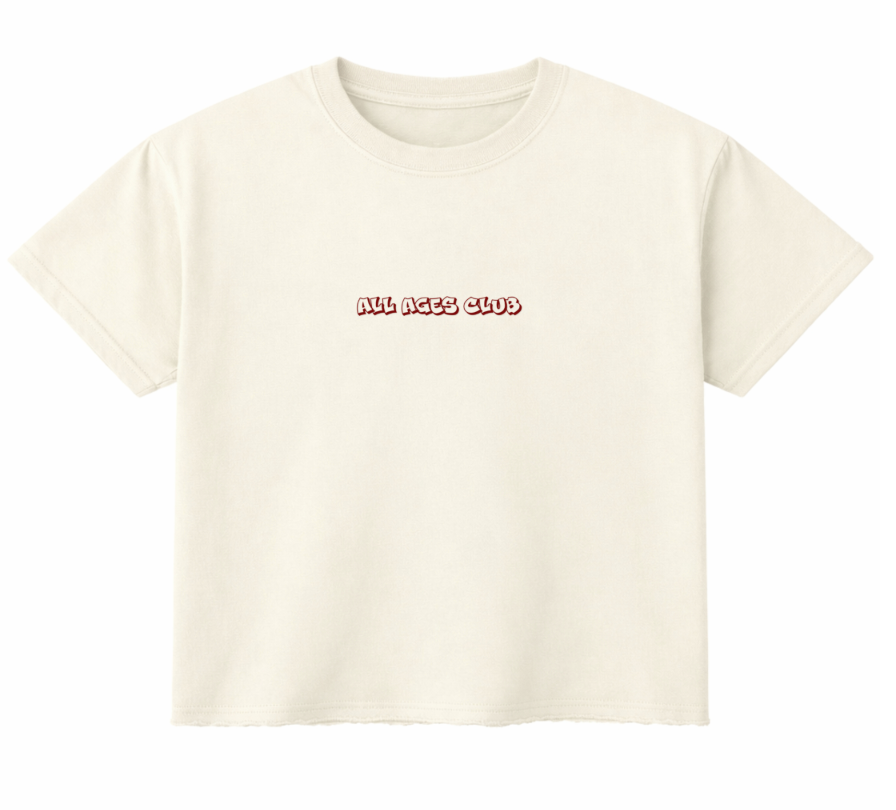 ALL AGES CLUB TSHIRT - OFF WHITE