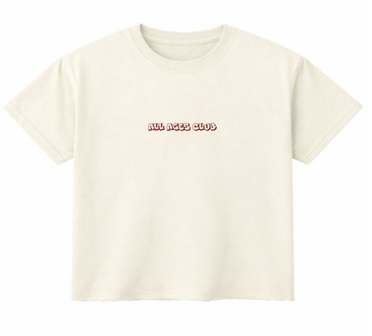 ALL AGES CLUB TSHIRT - OFF WHITE