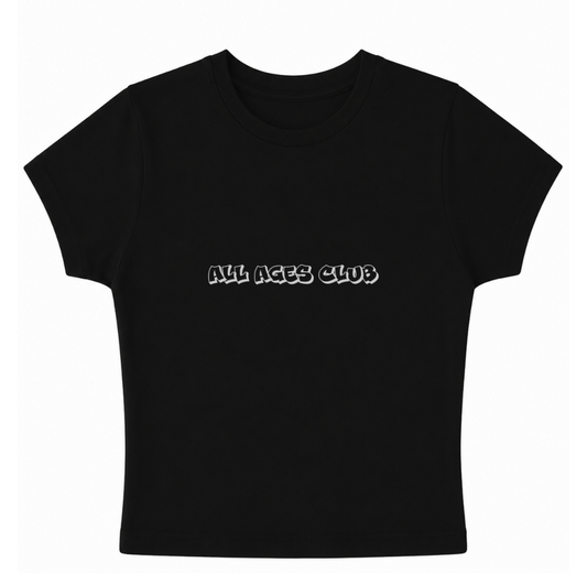 ALL AGES CLUB TOP - BLACK